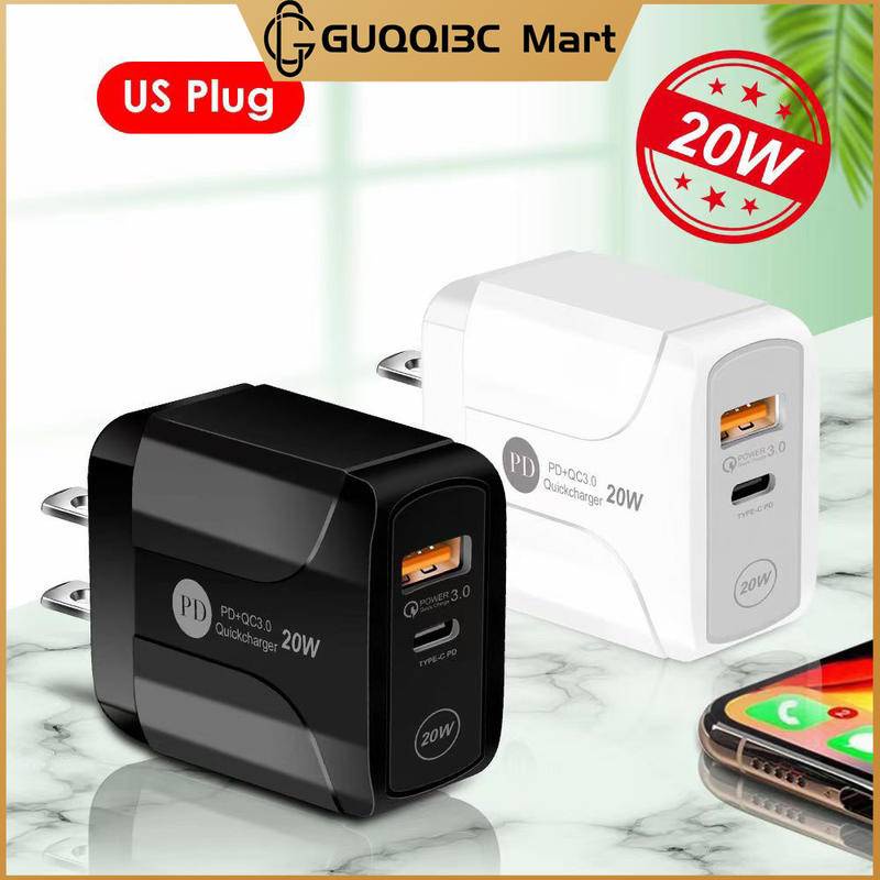 Sạc nhanh 2 cổng PD+QC3.0 cốc sạc nhanh iPhone8-13 macbook Andriod sạc Type-C to Ligtning dây sạc iPhone -G3M