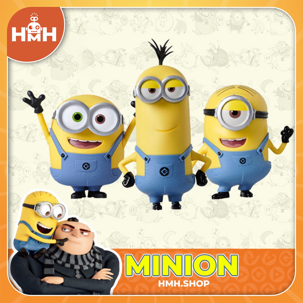 Mô hình Minions dễ thương, ngộ nghĩnh - Figure trang trí để bàn Minions