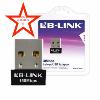 💝[ Bảo Hành 24 Tháng-USB Wifi Bộ thu Wifi LB-LINK BL-WN151 Tốc Độ 150Mb Giá Rẻ Thiết Bị Thu-USB Bắt Sóng Ưifi Đa Năng
