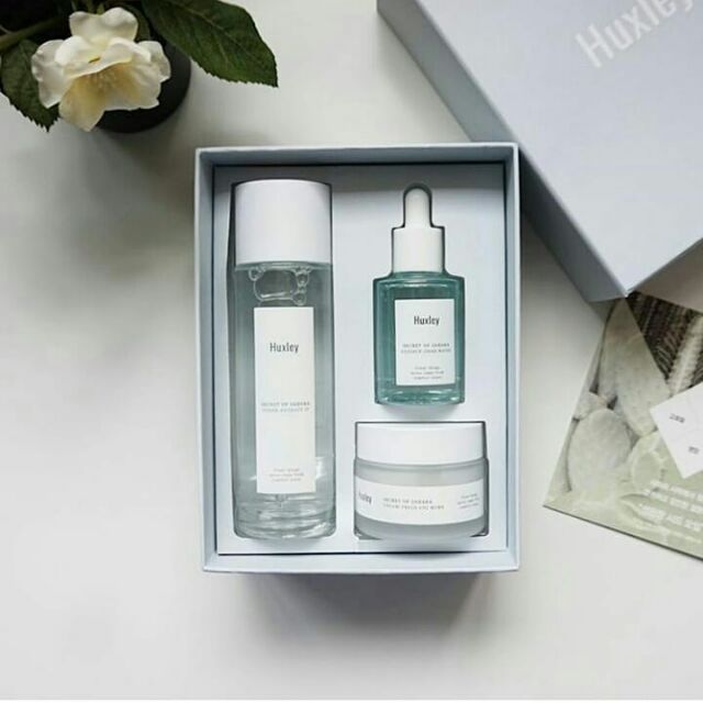 Set dưỡng da, cấp nước Huxley