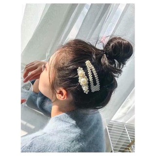 SET 4 KẸP TÓC ĐÍNH HẠT XINH XẮN