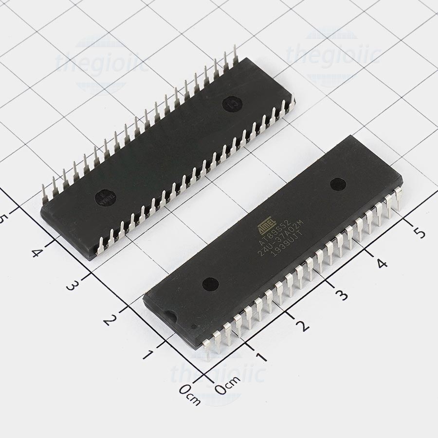 Vi Điều Khiển AT89S52-24PU DIP40 (Hỗ Trợ Nạp Code Trái Tim)