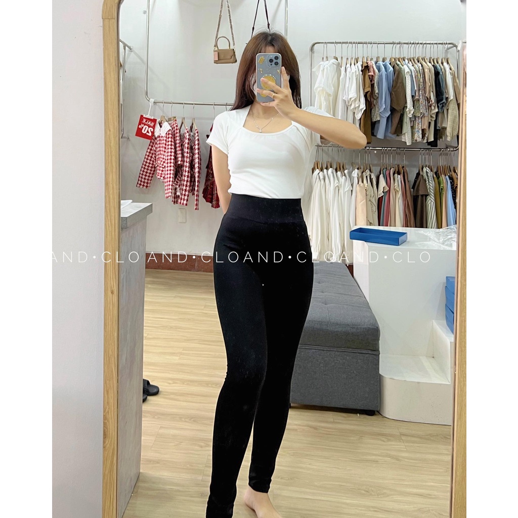 Quần legging nữ Float dày dặn