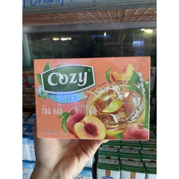 Trà Đào Hoà Tan COZY 270g