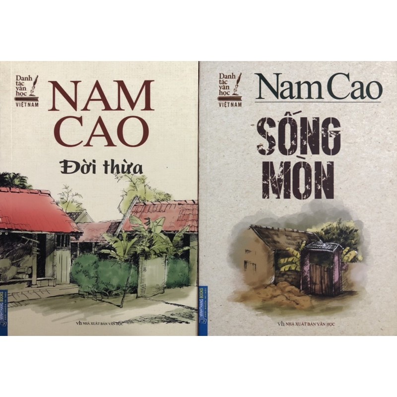 Sách -  Sống Mòn + Đời Thừa - Nam Cao