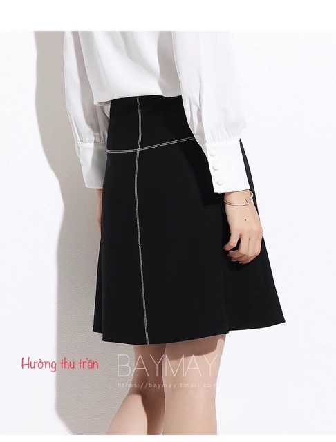 Chân váy chữ a trần chỉ chữ thập | BigBuy360 - bigbuy360.vn