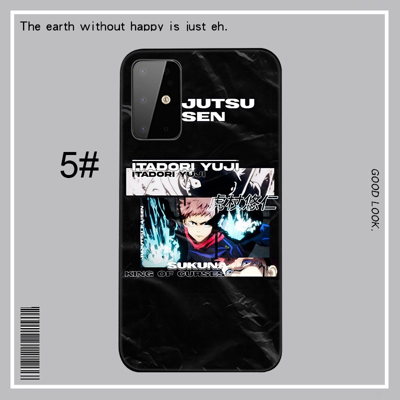 Samsung Galaxy J2 J4 J5 J7 Prime Core Pro F62 M62 A52 A32 A01 Soft Phone Case Jujutsu Kaisen Yuji Itadori Anime Cover Casing