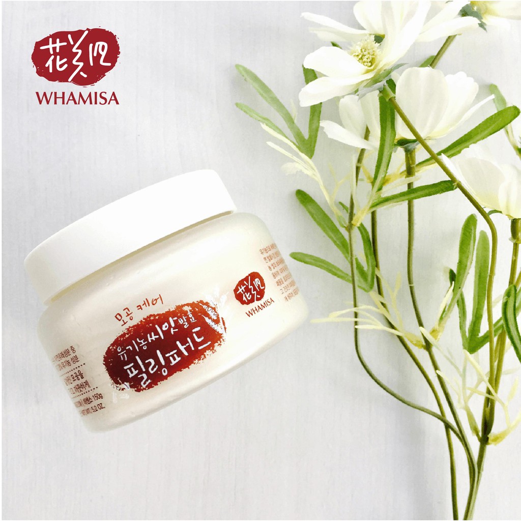 Bông tẩy tế bào chết Whamisa Organic Seeds Peeling Finger Mitt Pore Care - 180gr