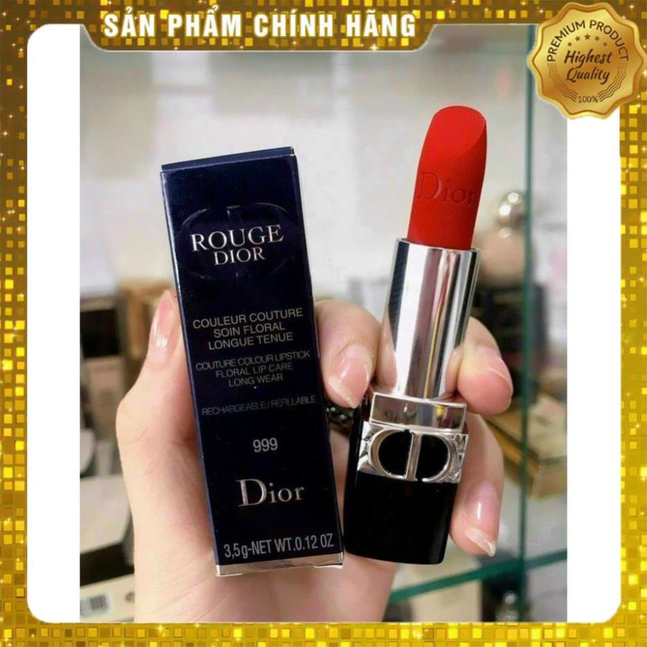Son Dior Velvet 999 l Đỏ Tươi MỚI NHẤT đỏ tươi