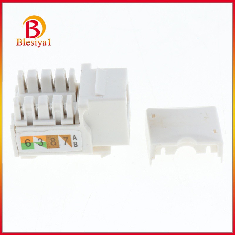 [BLESIYA1] 10x  Cat6 Keystone   Ethernet Punch Down Cat6 Network Module Adapter