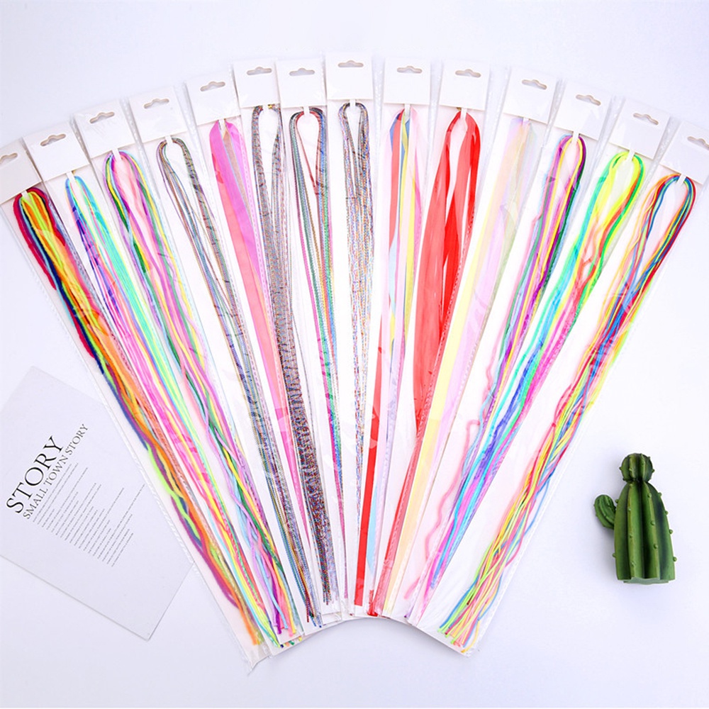 Dây Buộc Tóc Bện Nhiều Màu Sắc Thời Trang Cho Nữ