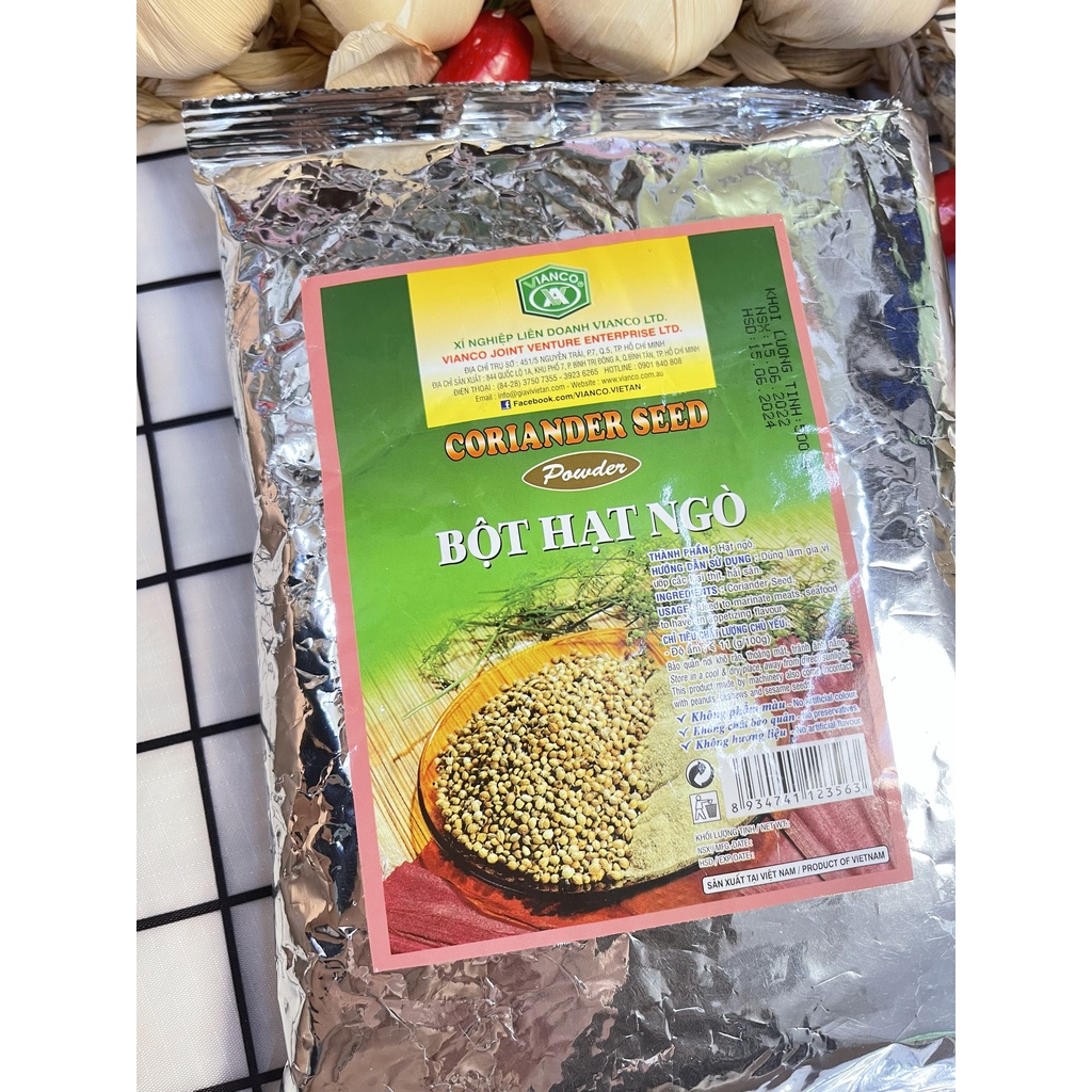 BỘT HẠT NGÒ VIANCO  100GRAM - 500GRAM