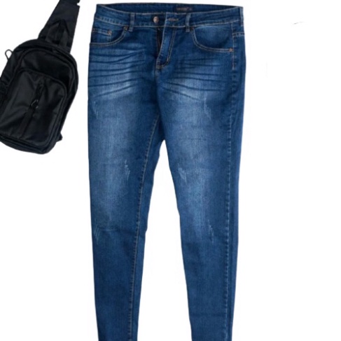 Quần Jean Nam - Quần Bò Nam VERATINO Vải Cao Cấp Không Phai Màu Xanh