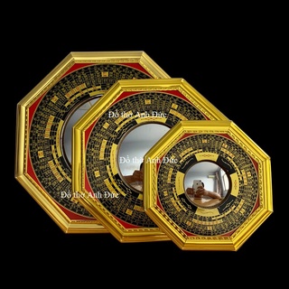 Gương bát quái cầu lồi la kinh phong thủy treo cửa nhà