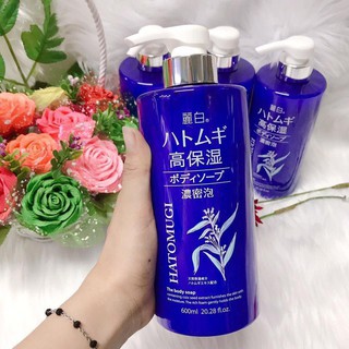 SỮA TẮM TRẮNG DA HATOMUGI HẠT Ý Dĩ 800ML Nhật Bản.