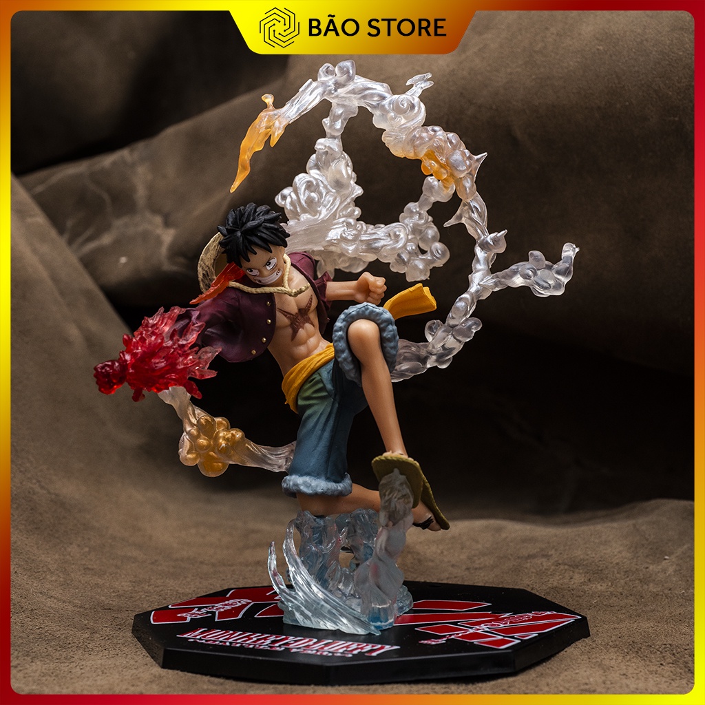 Mô hình One Piece nhân vật Luffy phiên bản Battle Ver đồ chơi mô hình nhân vật One Piece để bàn trang trí