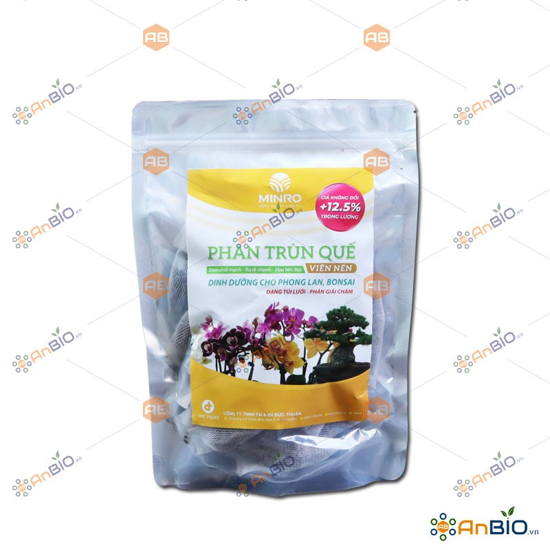 PHÂN TRÙN QUẾ VIÊN NÉN 36 Túi Lưới 450g ĐÂM CHỒI MẠNH - RA RỄ NHANH - HOA BỀN ĐẸP - C2.1028