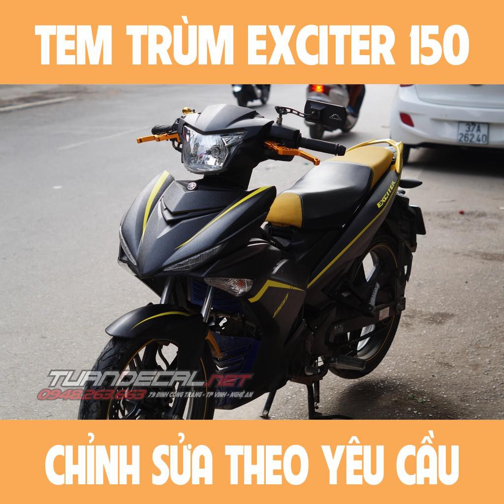 Tem Trùm Exciter 150 Vàng Đen 5340 Đẹp