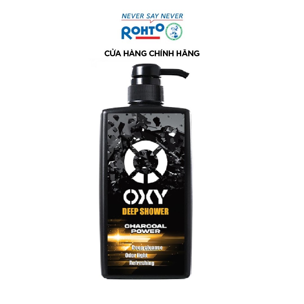 Sữa tắm cho nam sạch sâu, khử mùi cơ thể Oxy Deep Shower 500ml