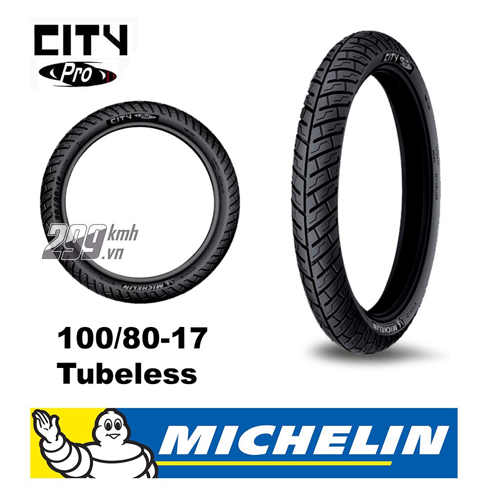 Vỏ xe Michelin City Grip Pro 100/80-17