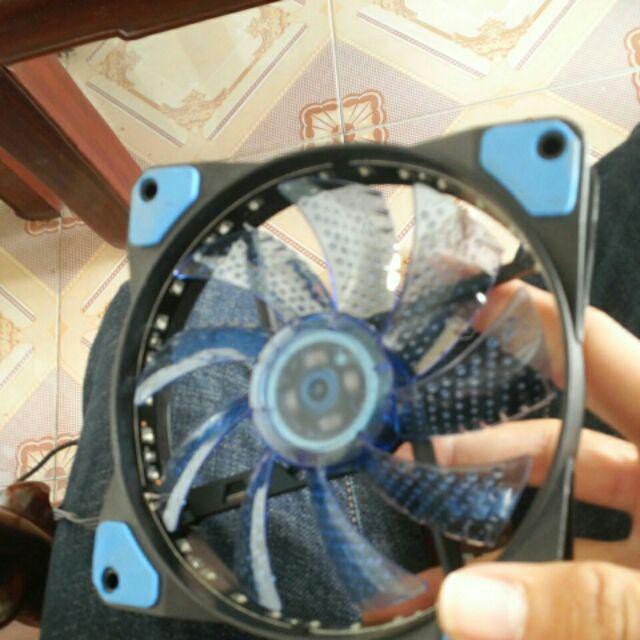 _Fan led 33 bóng đèn led 12cm làm mát cho case máy tính