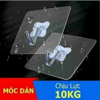 Móc dán tường chịu lực 10kg lẻ 1 chiếc