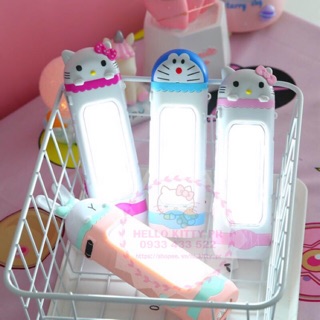 Đèn pin ( led ) sạc đôi Hello Kitty - Doremon Doraemon
