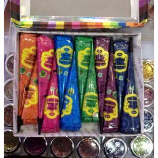 Mực vẽ Henna Tattoo màu sắc