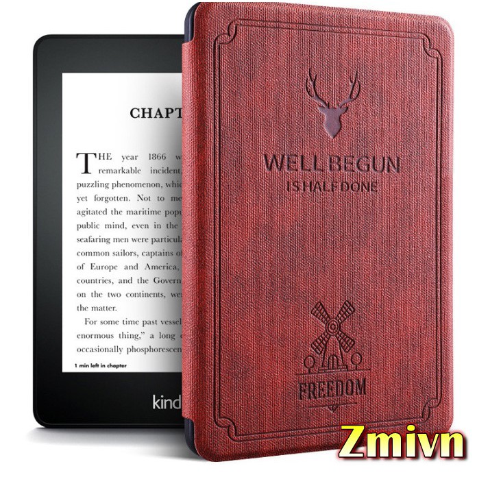 [Kindle Paperwhite] Bao da kindle paperwhite 4 - họa tiết Hươu2