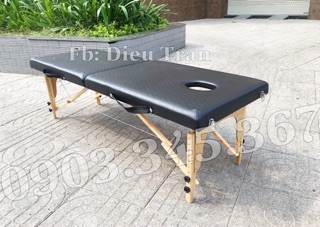 Giường vali chân gỗ