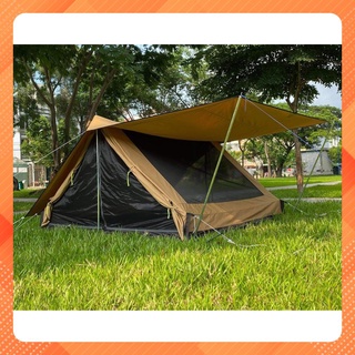 [HÀNG HIẾM] Lều Vintage Home 4-5P Vải TC (Canvas) Chống Nóng, Chống Mưa Cực Tốt Cao Cấp