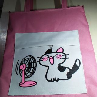 Túi tote - MÈO QUẠT