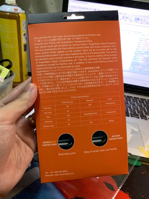 SUPER NANO PPF Miếng dán ppf nano cremic full toàn bộ lưng máy ip 7plus 8plus X XS XS max