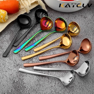 Muỗng múc canh KATELV có lưới lọc bằng thép không gỉ 304 tiện dụng