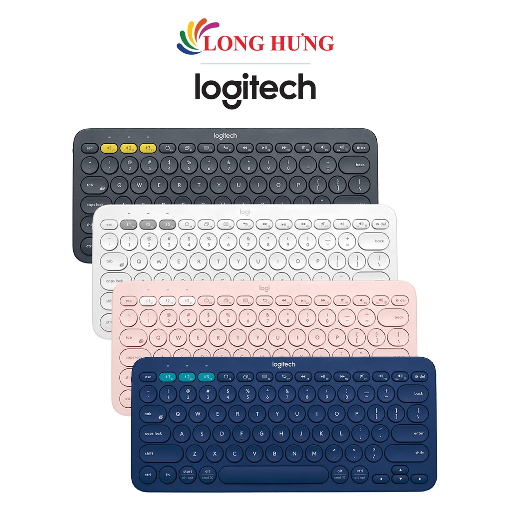 Bàn phím không dây Bluetooth Logitech K380 - Hàng chính hãng