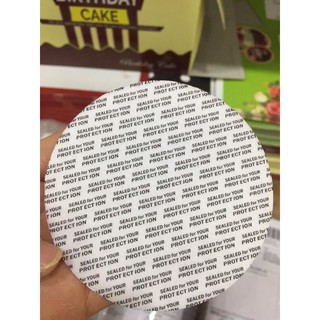 Seal dính nắp hộp tròn 9cm set 10 cái