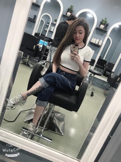 Áo croptop viền siêu đẹp ạ
