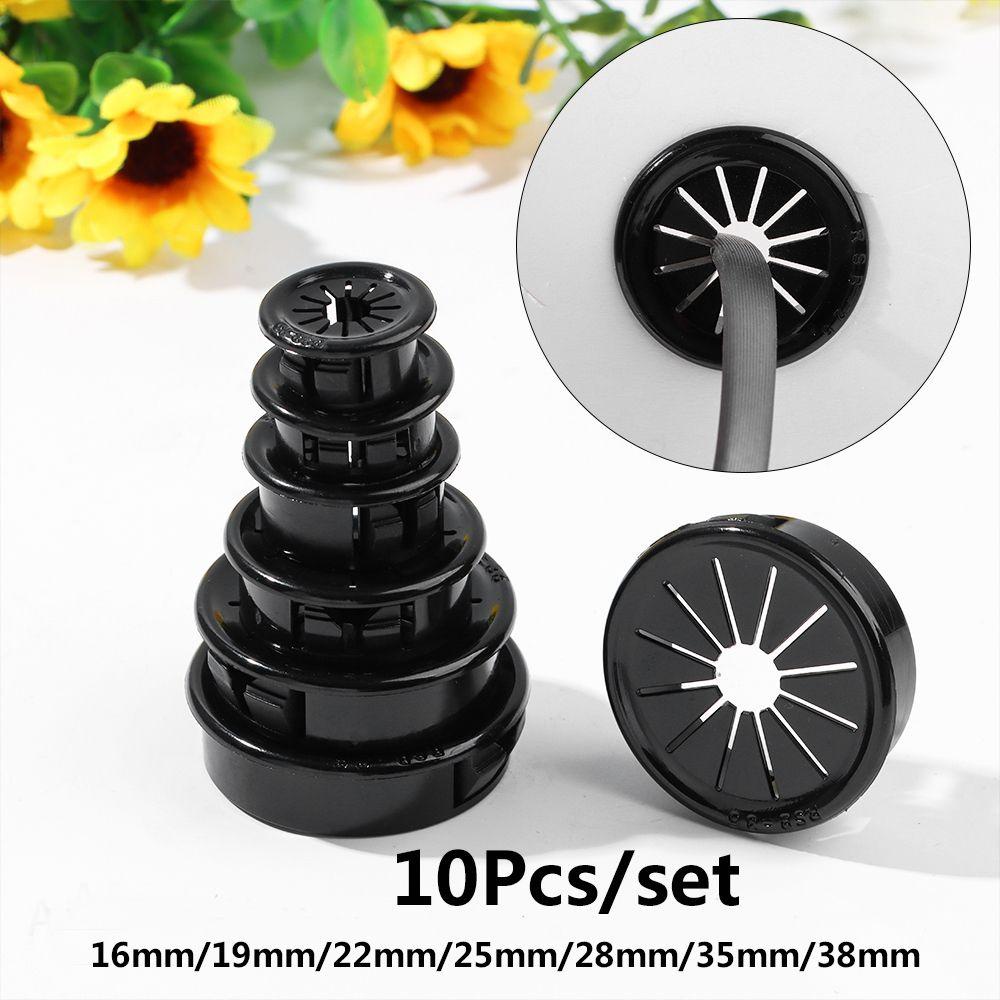 Set 10 Vỏ Bọc Ổ Cắm Điện Có Lỗ Cài Sắp Xếp Gọn Gàng Cho Văn Phòng