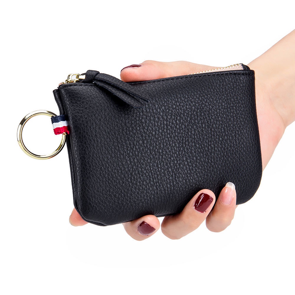 Ví Đựng Tiền Xu Đa Năng Bằng Chất Liệu Da Thật Dành Cho Nam Và Nữ