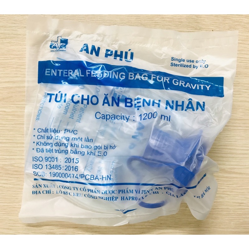 Túi Truyền Enema Cà Phê, Túi Thải Độc Đại Tràng, Túi Cho Ăn 1200ml