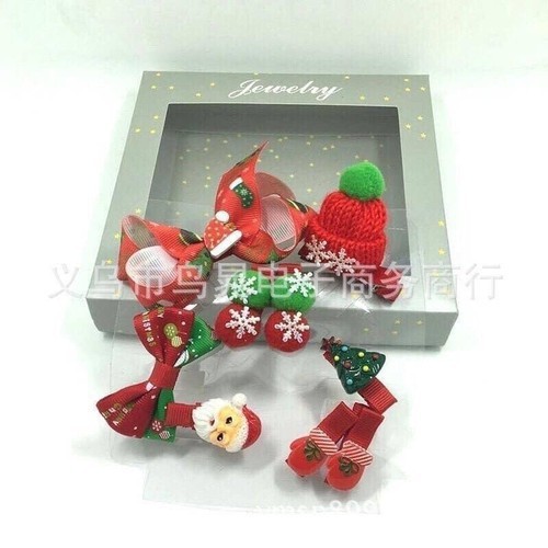 Hộp buộc tóc noel cho bé