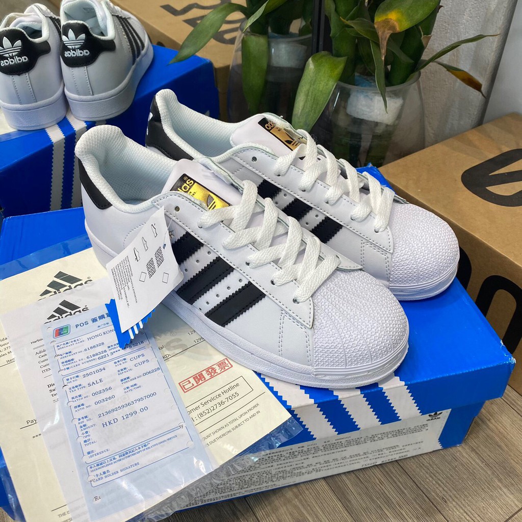 Giày SuperStar mũi sò tem vàng nam nữ | BigBuy360 - bigbuy360.vn