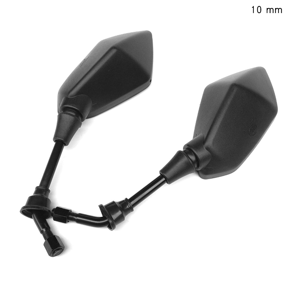 Set 2 kính chiếu hậu vít 10mm bằng sợi carbon cao cấp cho xe máy