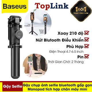 Gậy Chụp Ảnh Selfie Bluetooth Không Dây Có Thể Gấp Gọn Cầm Tay Monopod Tích Hợp Chân Máy Mini Cho Iphone/Android/Huawei