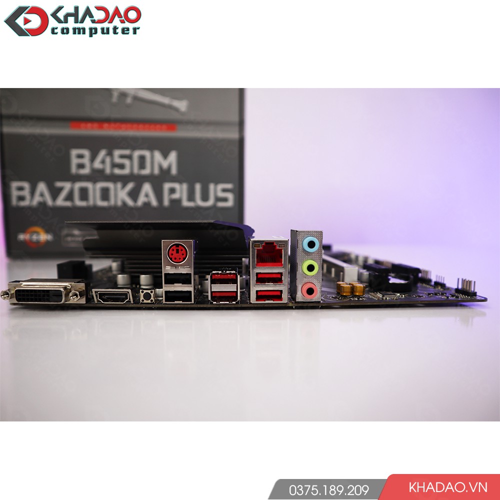 Mainboard MSI B450M Bazooka Plus NEW chính hãng (BH: 36 tháng)