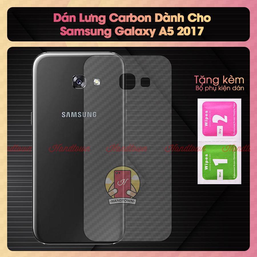 Miếng dán lưng cacbon Samsung A5 2017