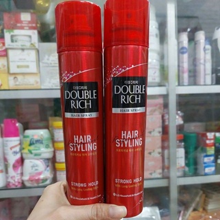 Keo tạo kiểu và giữ nếp mạnh double rich 170ml, hàng chính hãng
