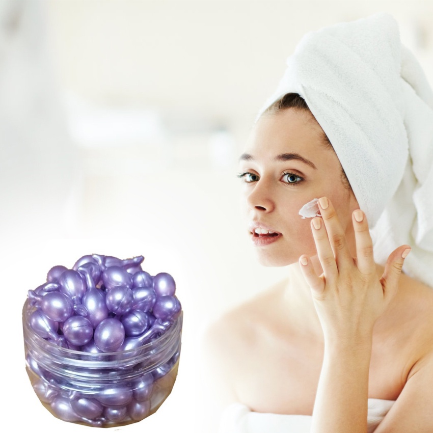 Hộp 50 / 60 Viên Tinh Chất Hexapeptide Dưỡng Ẩm Xóa Quầng Thâm Và Bọng Mắt