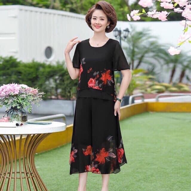 Bộ quần áo cho người trung niên / Bộ đồ cho mẹ trung tuổi U50