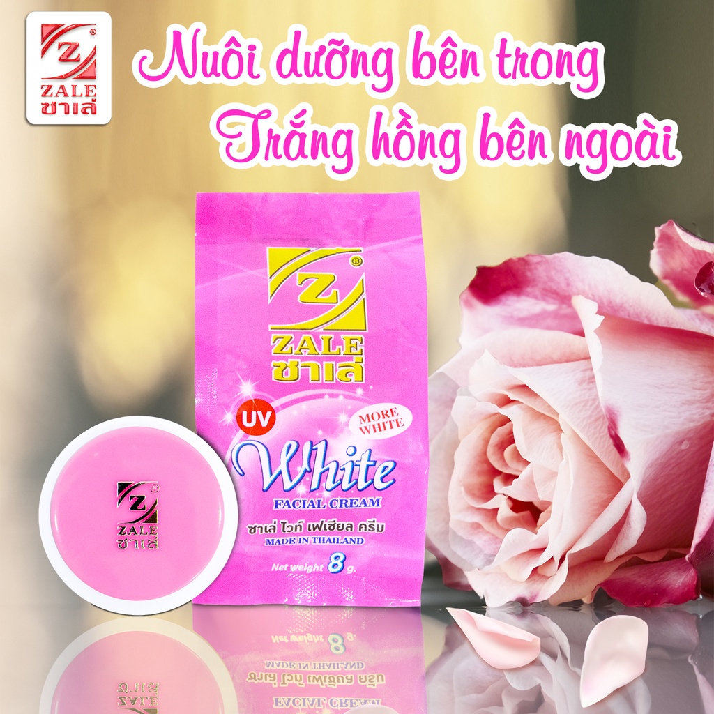 5 Hủ Kem Dưỡng Trắng Da ZALE HỒNG NGỌC TRAI 8g